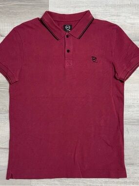 Alexander McQueen Men's Burgundy Polo Shirt